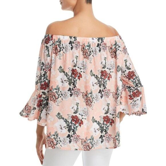 Feathers By Tolani Off Shoulder Modal Blouse Medium NWT - Picture 2 of 6